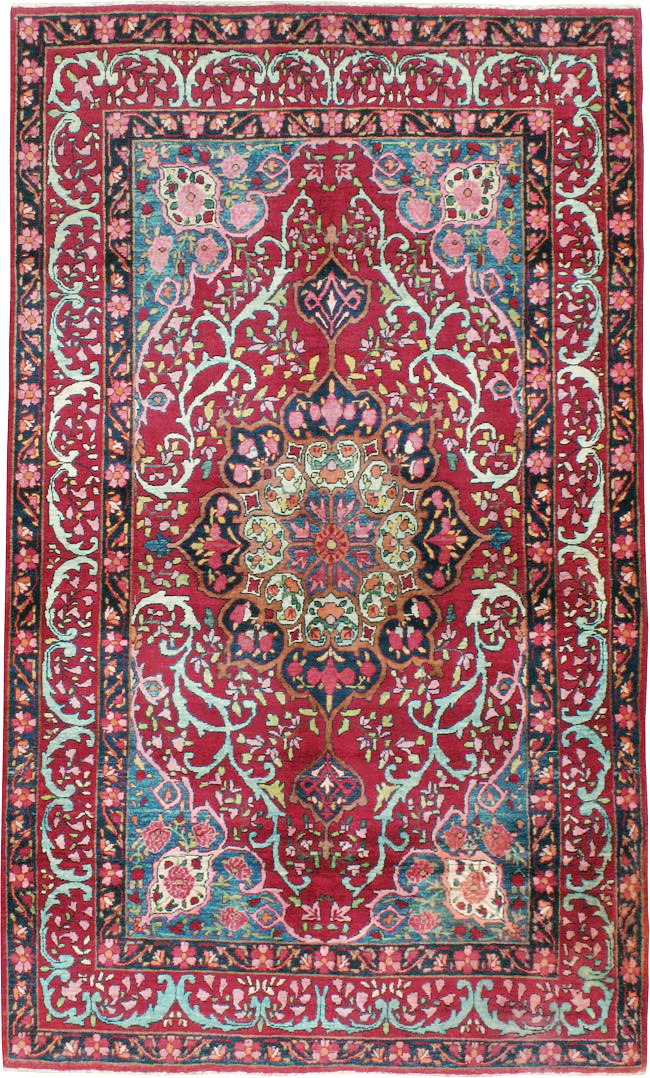 Vintage Persian Lavar Kerman Rug, No.17690 - Galerie Shabab