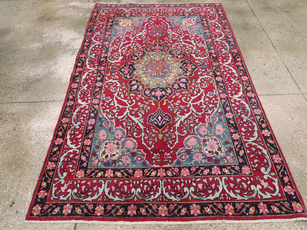 Vintage Persian Lavar Kerman Rug, No.17690 - Galerie Shabab