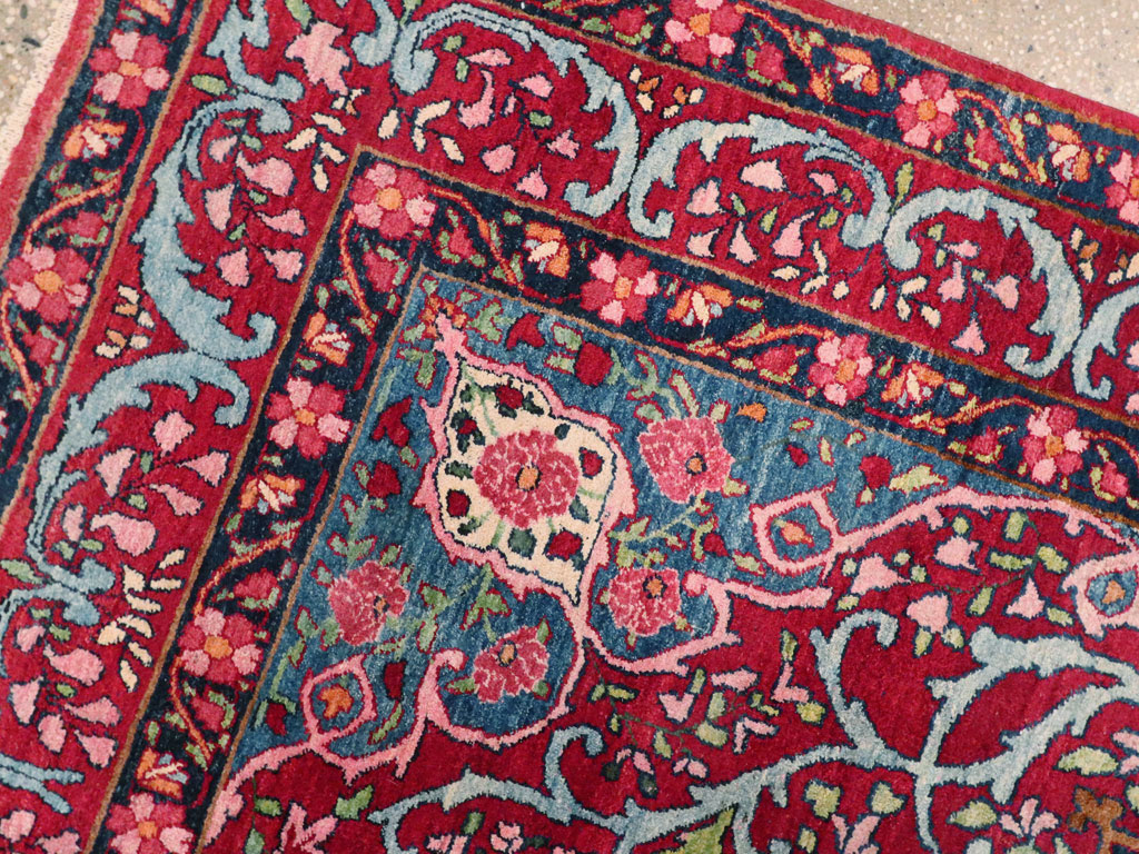 Vintage Persian Lavar Kerman Rug, No.17690 - Galerie Shabab