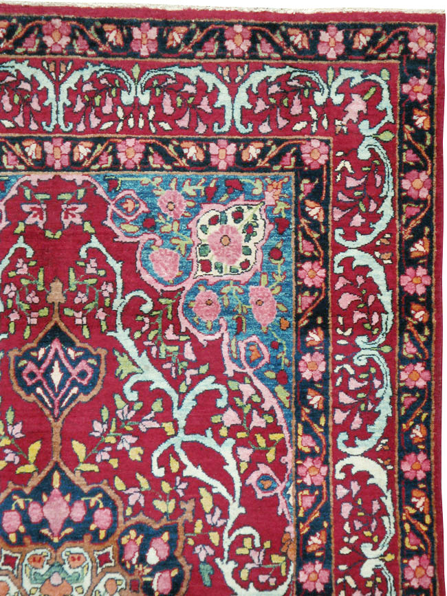 Vintage Persian Lavar Kerman Rug, No.17690 - Galerie Shabab