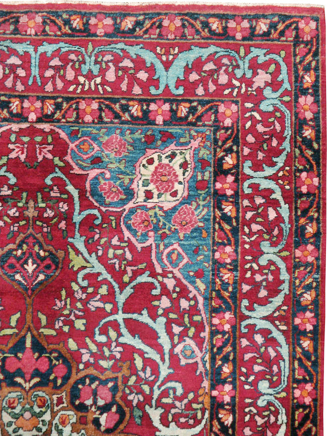 Vintage Persian Lavar Kerman Rug, No.17690 - Galerie Shabab
