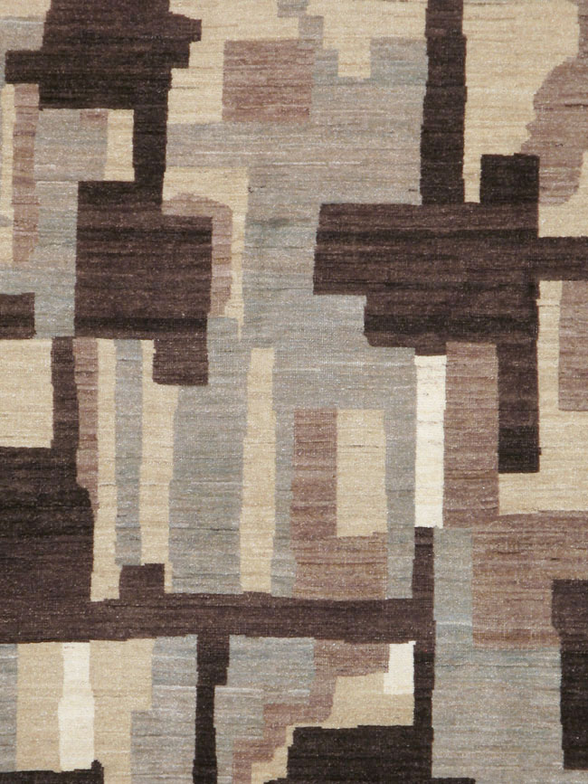 Modernist Persian Tabriz Carpet, No.17696 - Galerie Shabab