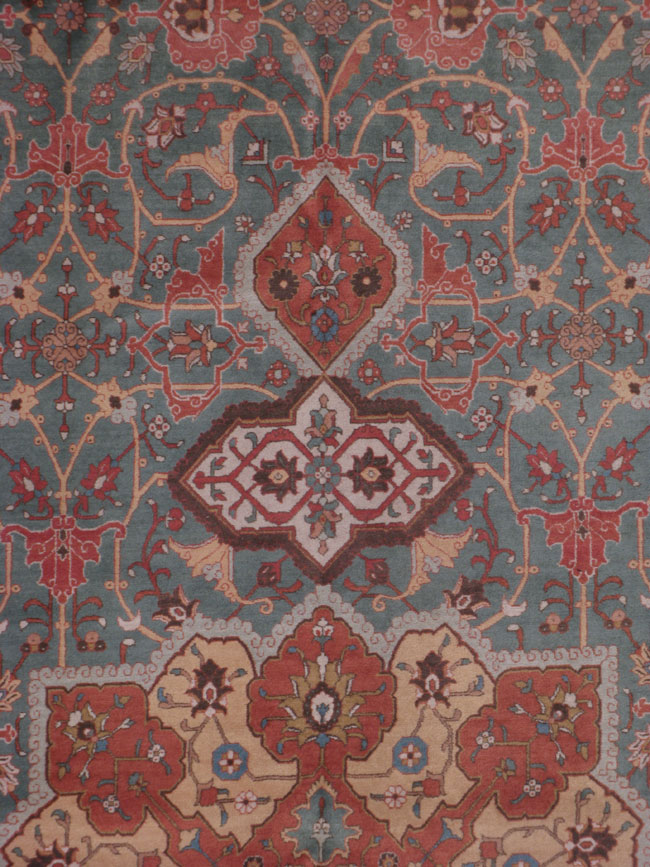 Antique Tabriz Gallery Carpet, No.17709 - Galerie Shabab