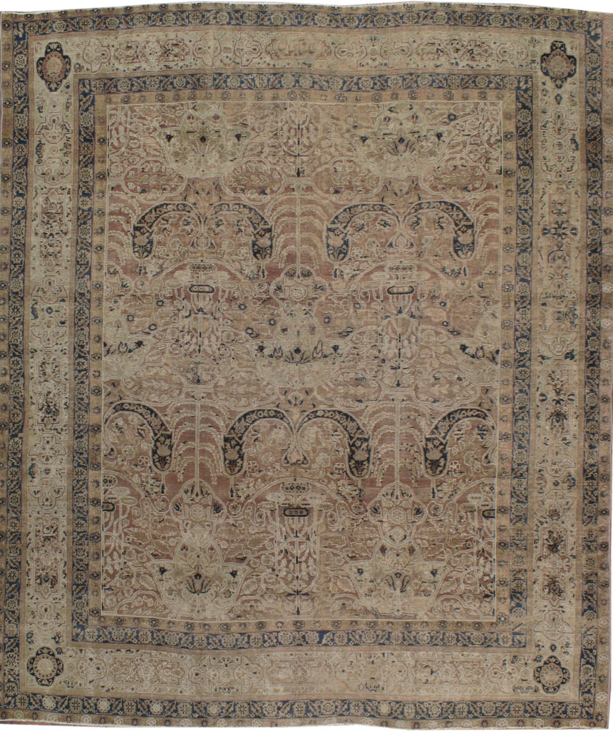 Antique Lavar Kerman Carpet, No.17713 - Galerie Shabab
