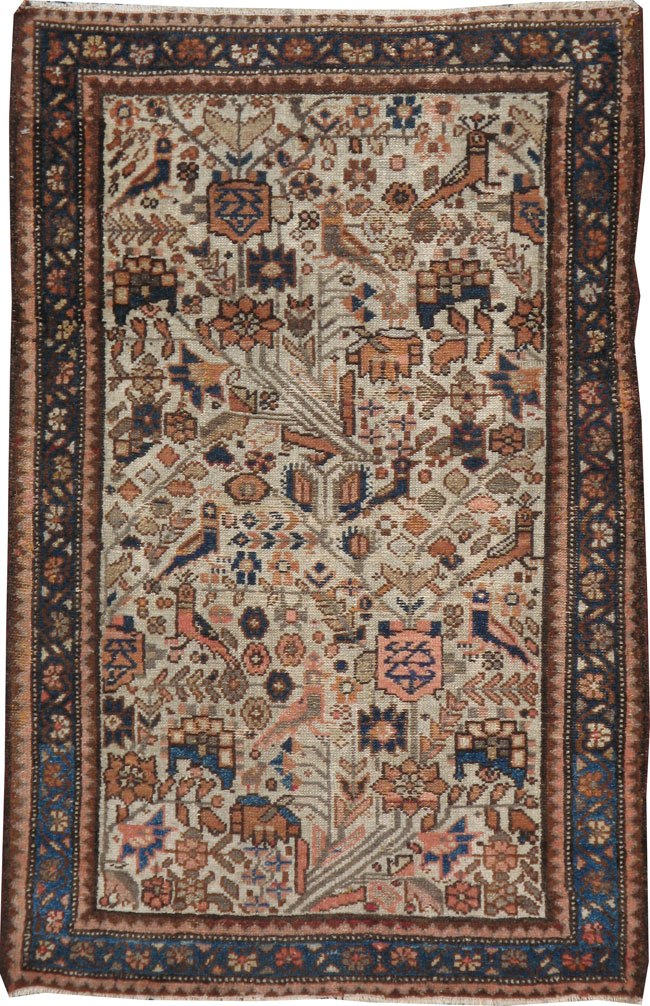 Vintage Persian Malayer Rug, No.17714 - Galerie Shabab