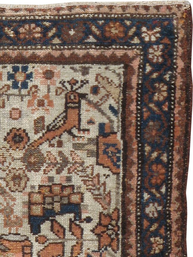 Vintage Persian Malayer Rug, No.17714 - Galerie Shabab