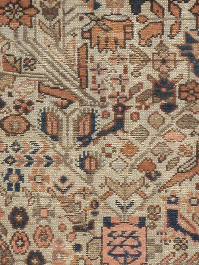 Vintage Persian Malayer Rug, No.17714 - Galerie Shabab
