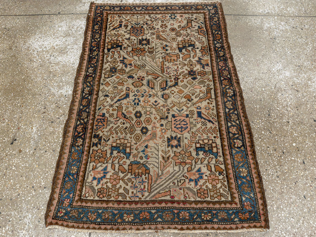 Vintage Persian Malayer Rug, No.17714 - Galerie Shabab