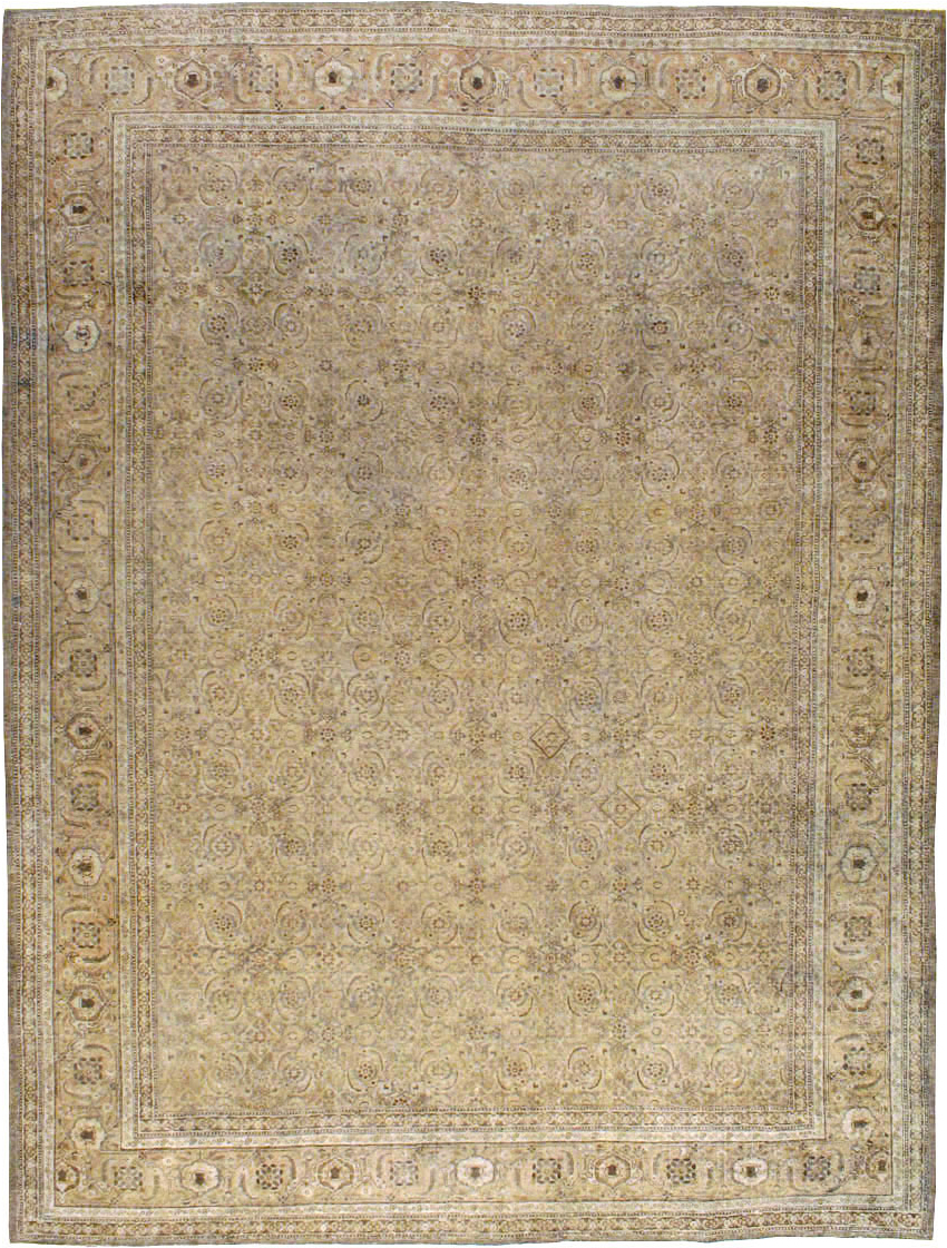 Antique Persian Tabriz Carpet, No.17717 - Galerie Shabab