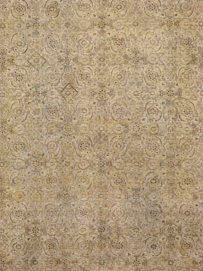 Antique Persian Tabriz Carpet, No.17717 - Galerie Shabab