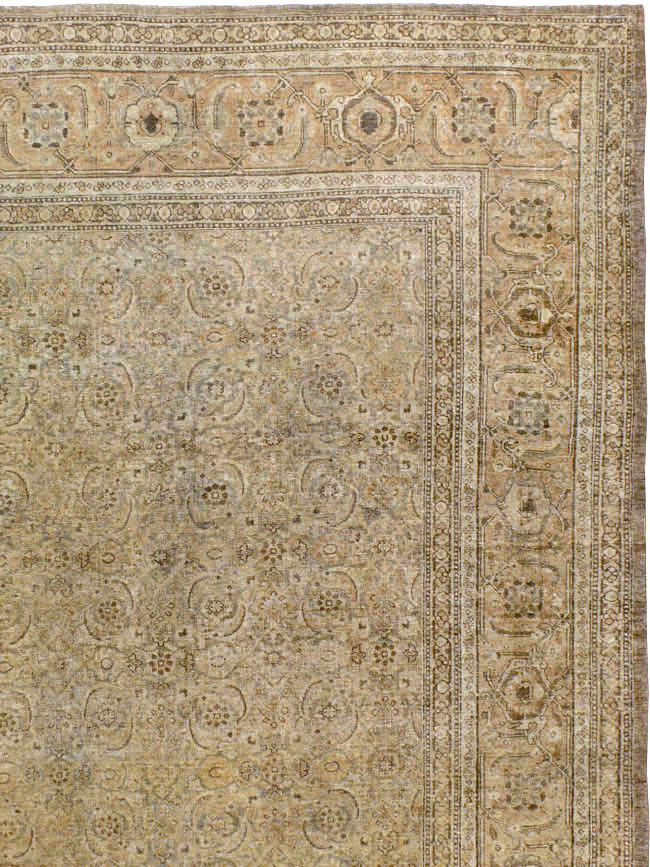 Antique Persian Tabriz Carpet, No.17717 - Galerie Shabab