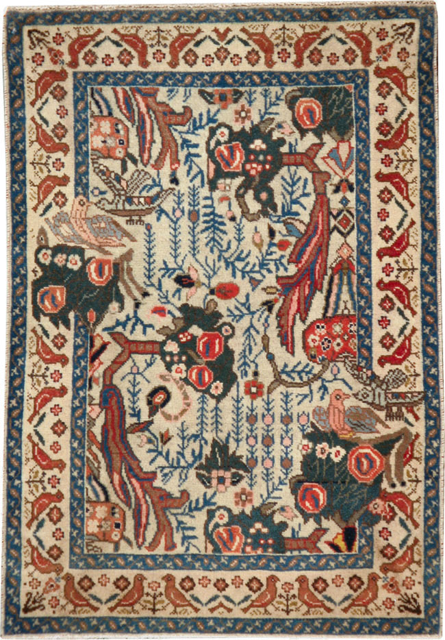 Vintage Persian Tabriz Rug, No.17725 - Galerie Shabab