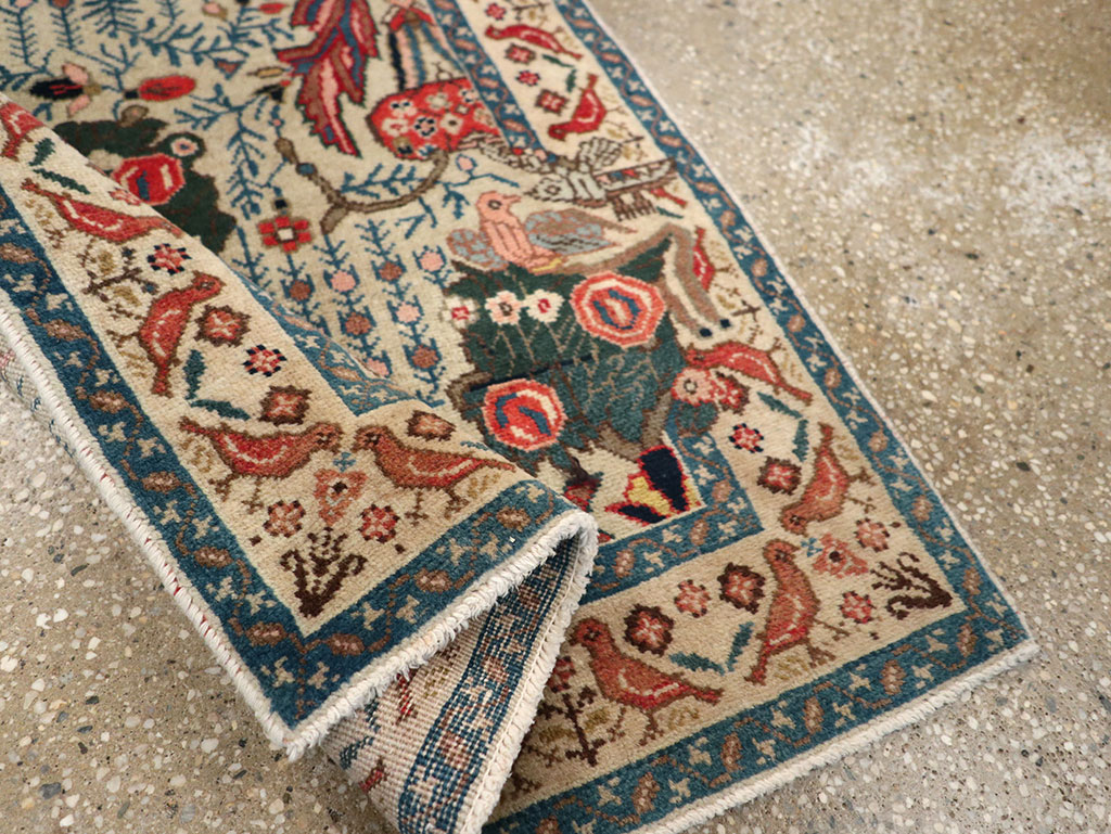 Vintage Persian Tabriz Rug, No.17725 - Galerie Shabab