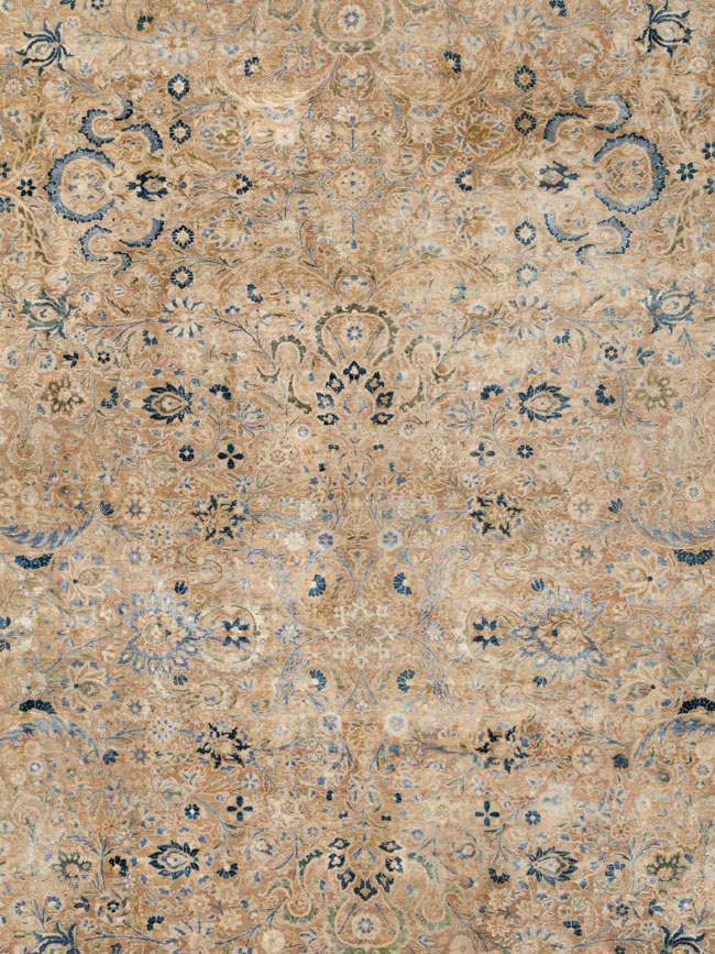 Antique Persian Lavar Kerman Large Oversize Carpet, No.17728 - Galerie Shabab