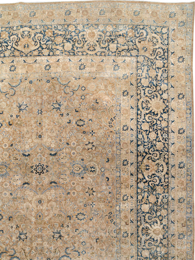 Antique Persian Lavar Kerman Large Oversize Carpet, No.17728 - Galerie Shabab