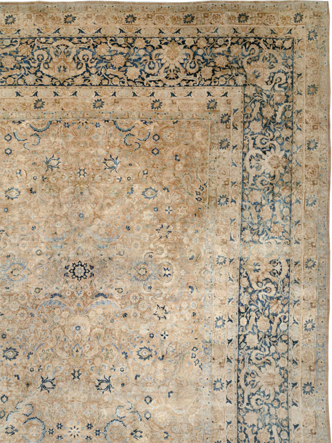 Antique Persian Lavar Kerman Large Oversize Carpet, No.17728 - Galerie Shabab