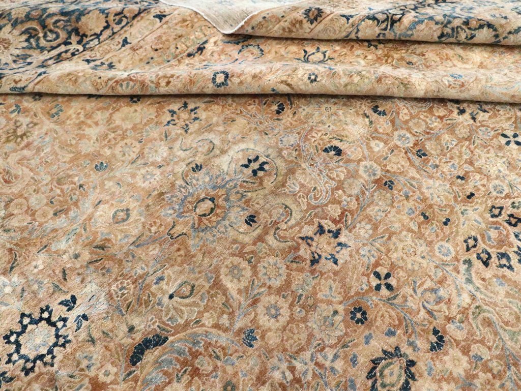 Antique Persian Lavar Kerman Large Oversize Carpet, No.17728 - Galerie Shabab