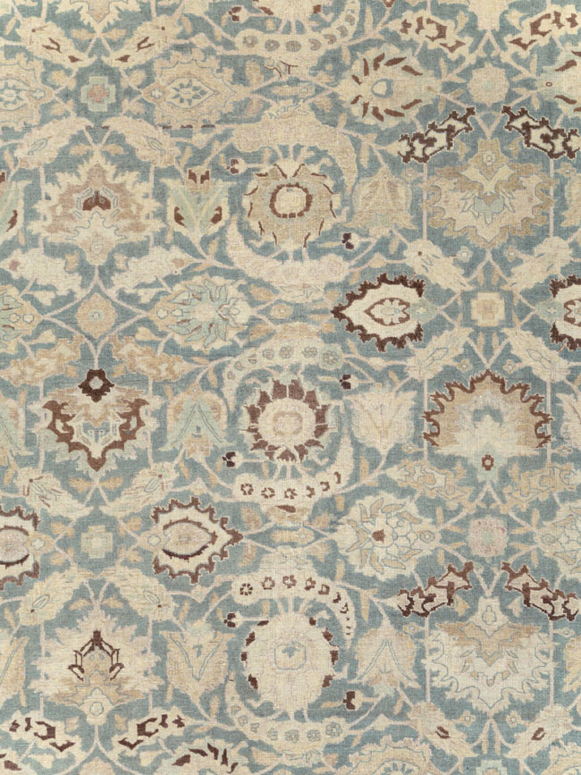 Antique Persian Tabriz Carpet, No.17733 - Galerie Shabab