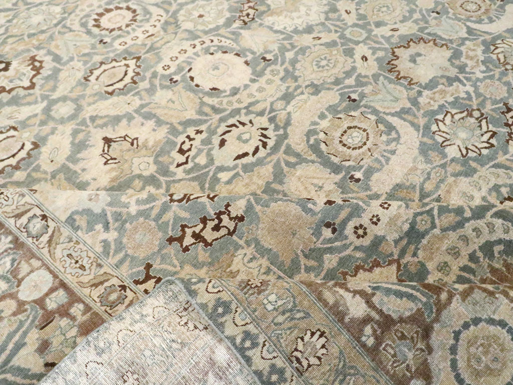 Antique Persian Tabriz Carpet, No.17733 - Galerie Shabab