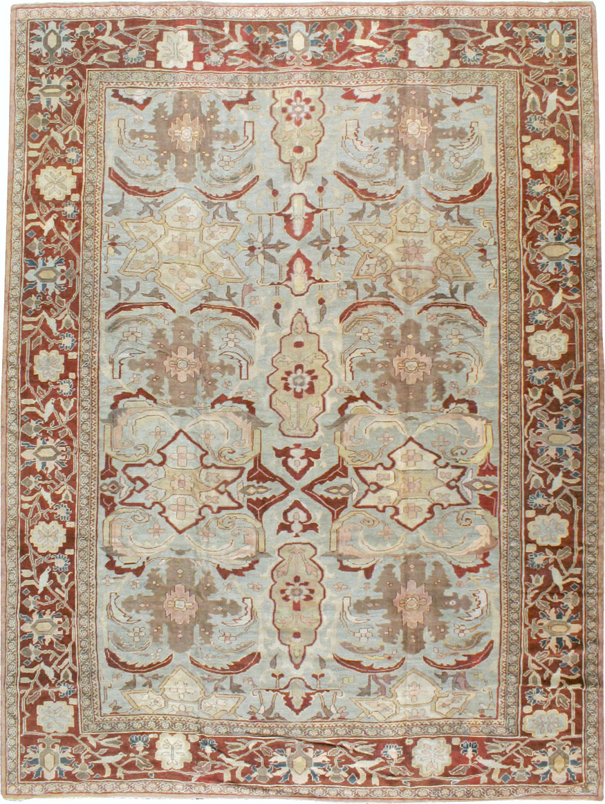 Antique Persian Mahal Carpet, No.17742 - Galerie Shabab