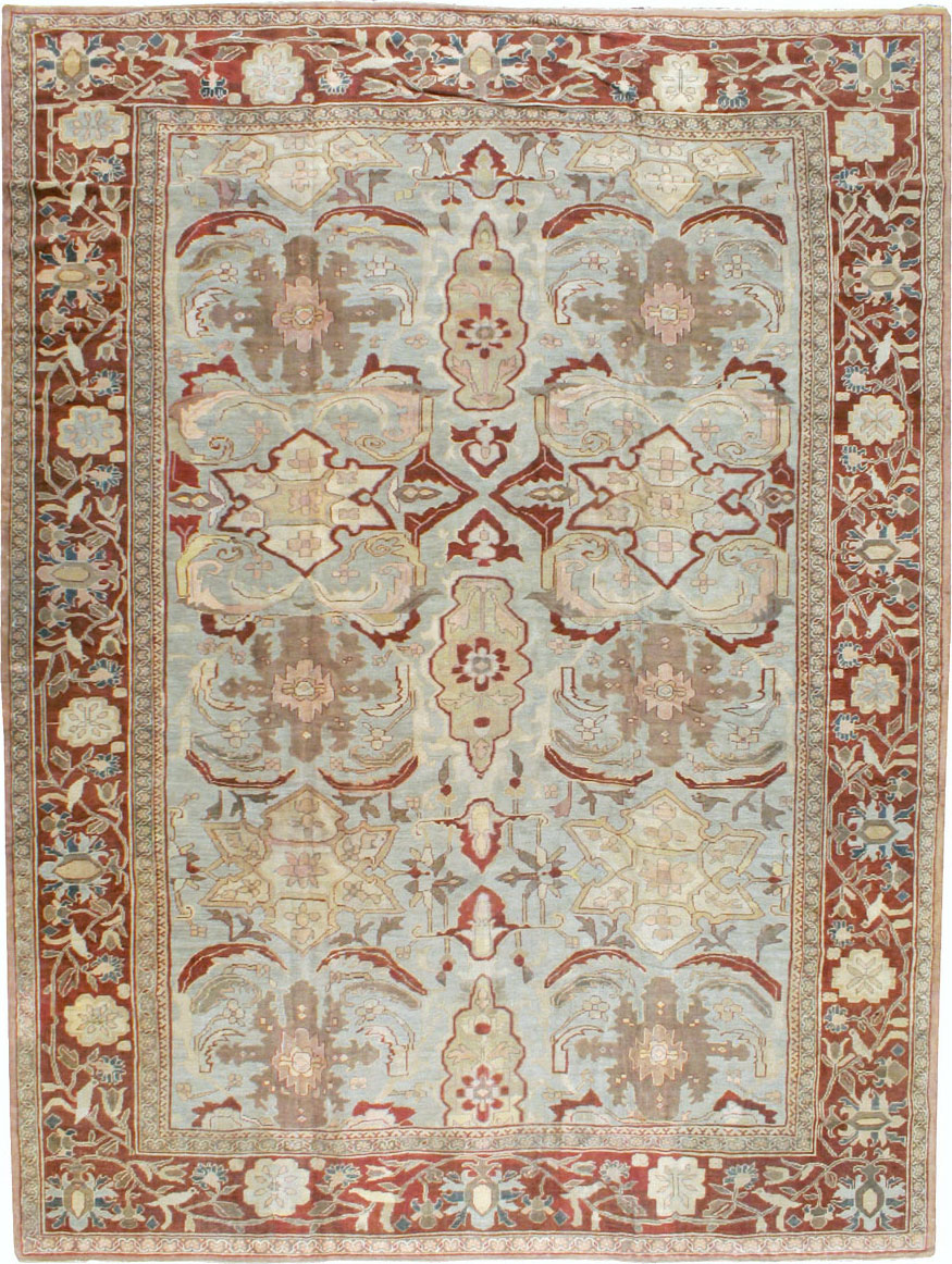 Antique Persian Mahal Carpet, No.17742 - Galerie Shabab