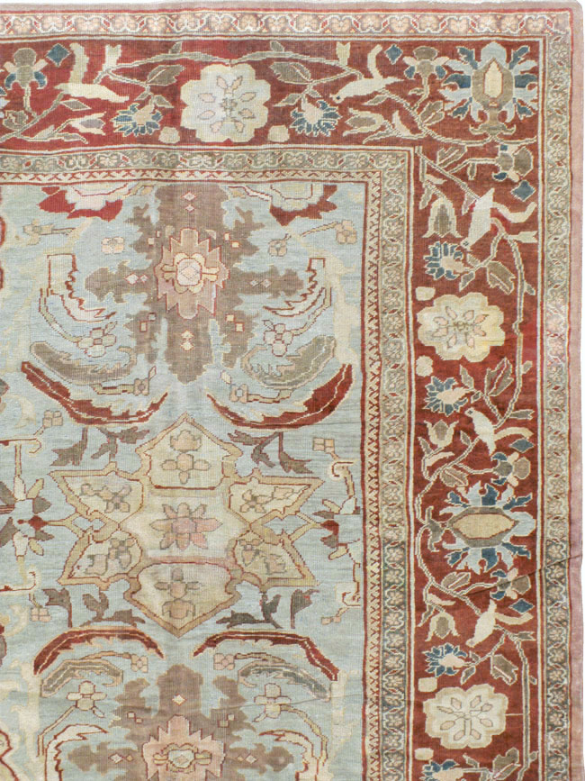 Antique Persian Mahal Carpet, No.17742 - Galerie Shabab