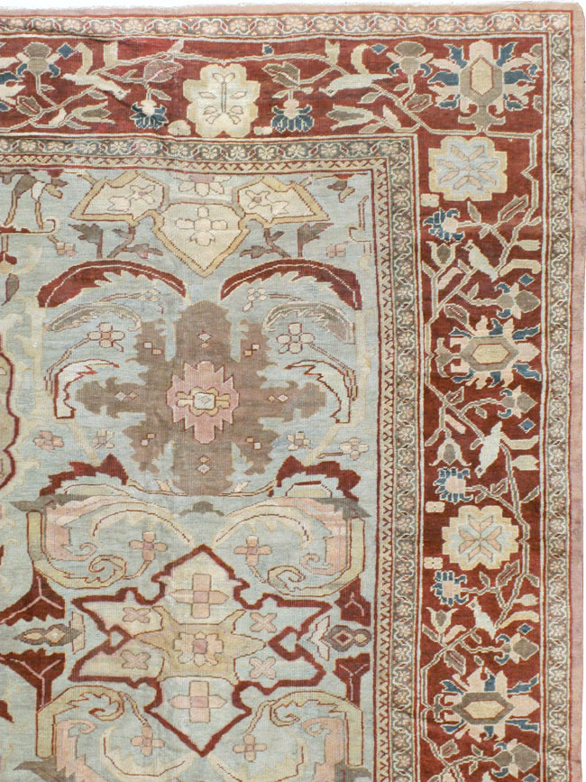 Antique Persian Mahal Carpet, No.17742 - Galerie Shabab