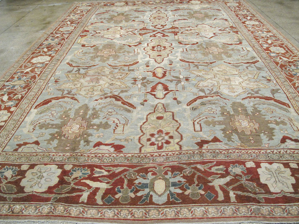 Antique Persian Mahal Carpet, No.17742 - Galerie Shabab