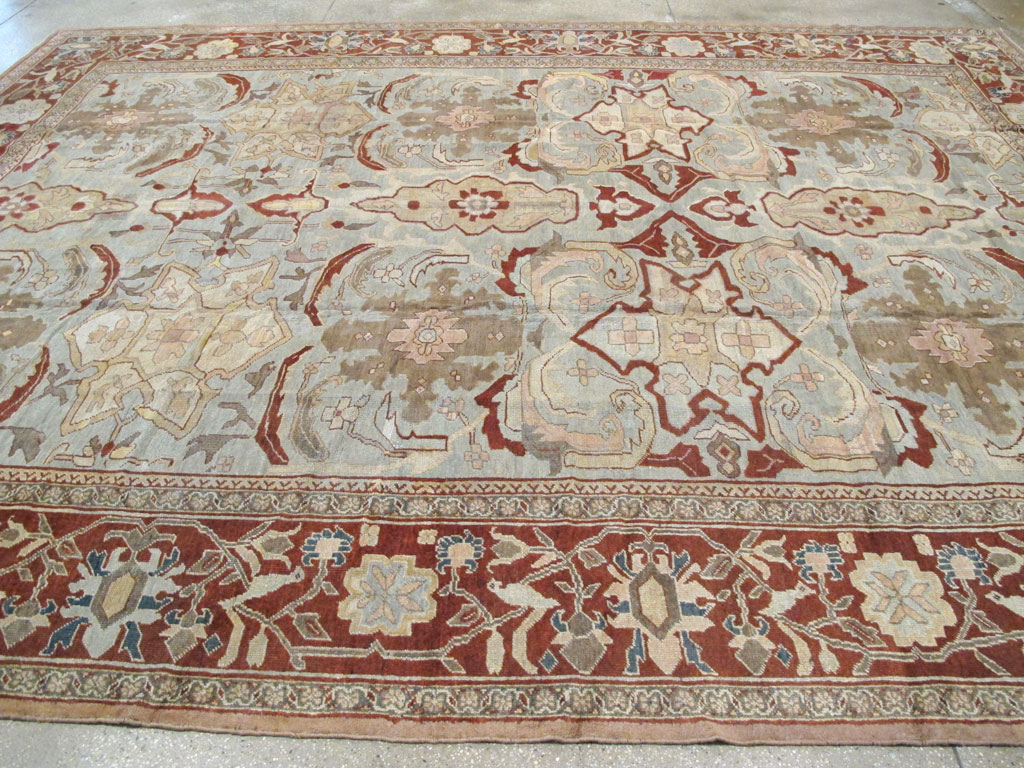 Antique Persian Mahal Carpet, No.17742 - Galerie Shabab