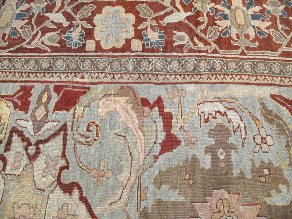 Antique Persian Mahal Carpet, No.17742 - Galerie Shabab