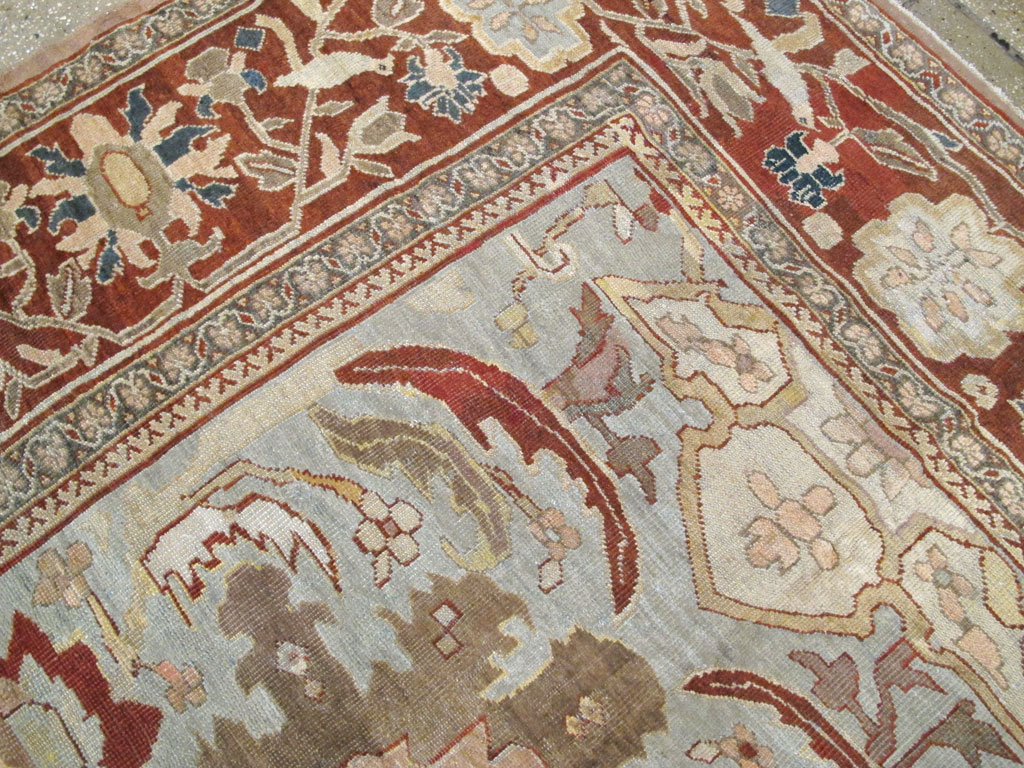 Antique Persian Mahal Carpet, No.17742 - Galerie Shabab