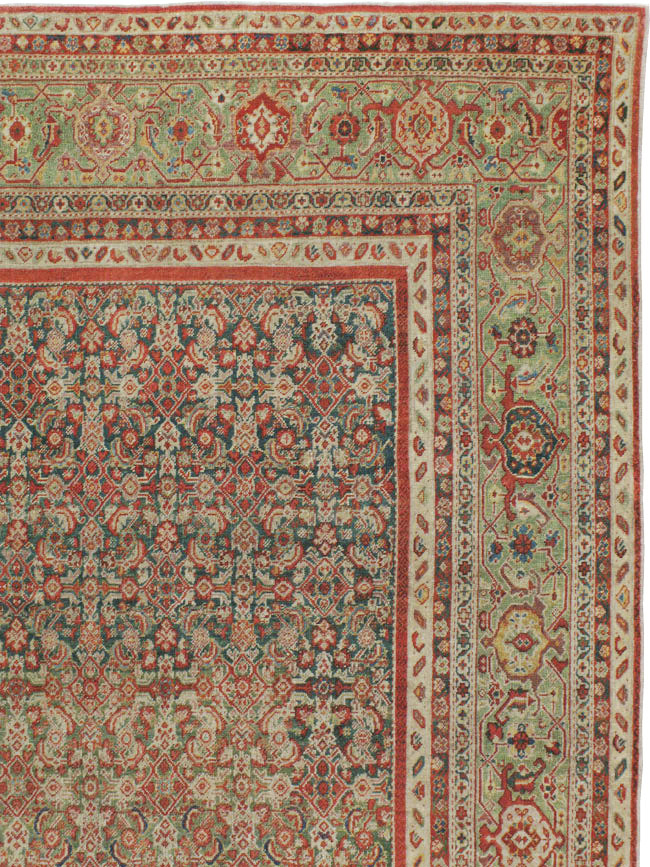 Antique Persian Mahal Carpet, No.17743 - Galerie Shabab