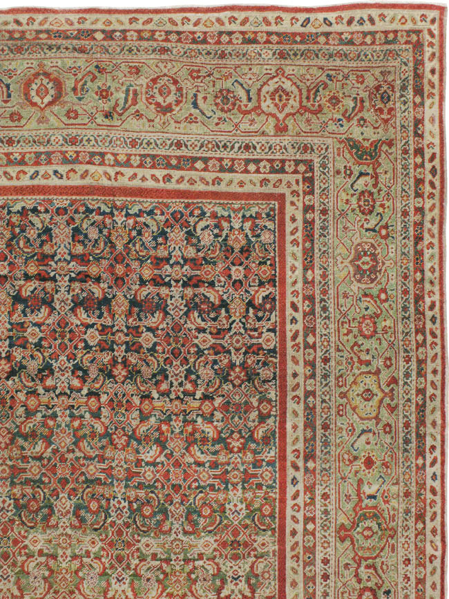 Antique Persian Mahal Carpet, No.17743 - Galerie Shabab