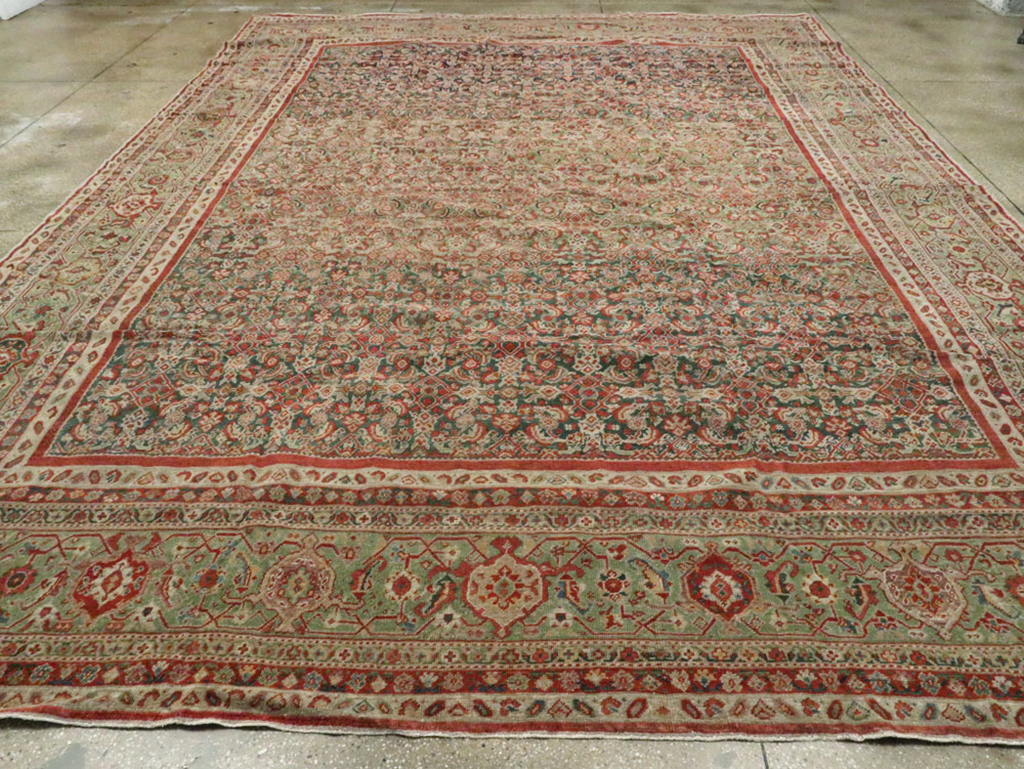Antique Persian Mahal Carpet, No.17743 - Galerie Shabab
