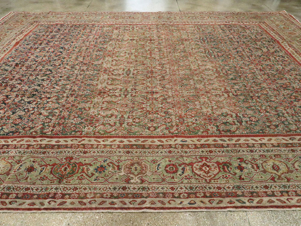 Antique Persian Mahal Carpet, No.17743 - Galerie Shabab