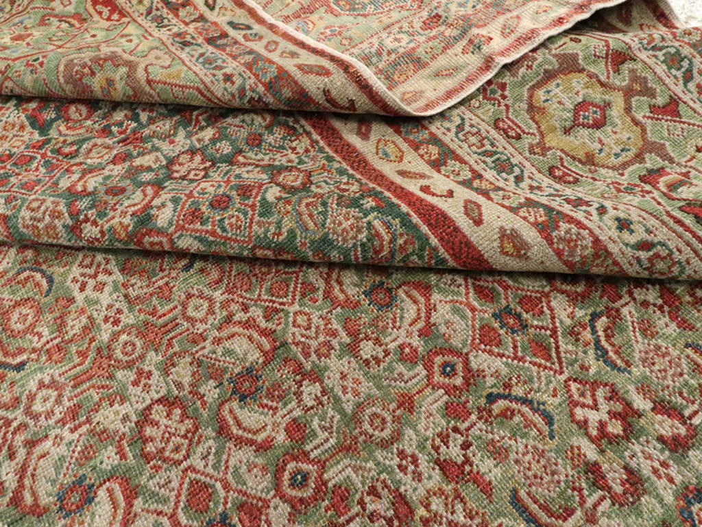 Antique Persian Mahal Carpet, No.17743 - Galerie Shabab