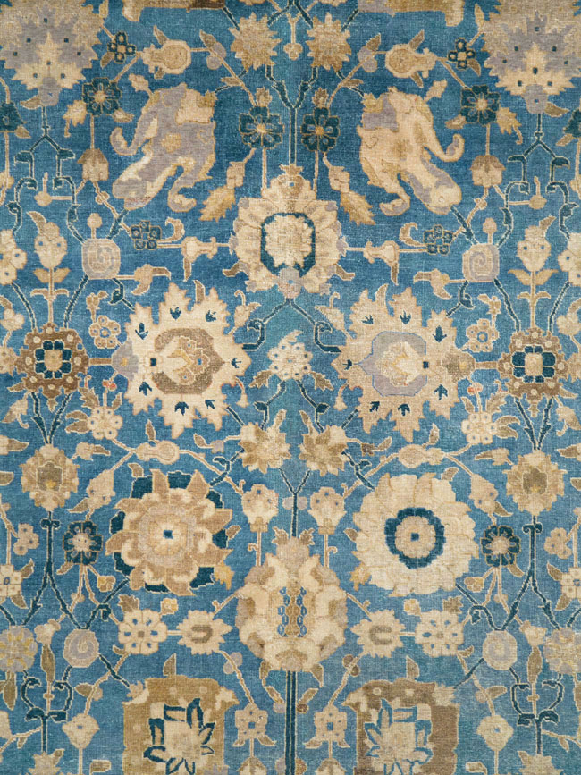 Antique Persian Tabriz Carpet, No.17754 - Galerie Shabab