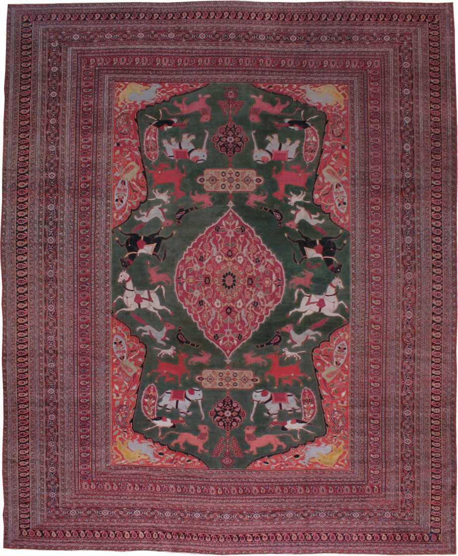 Antique Khorossan Carpet, No.17765 - Galerie Shabab