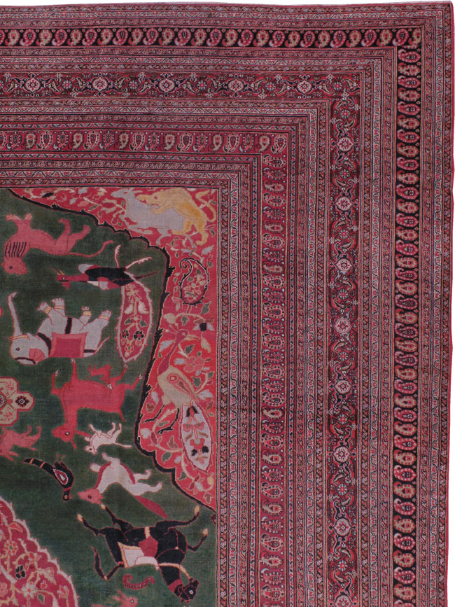Antique Khorossan Carpet, No.17765 - Galerie Shabab
