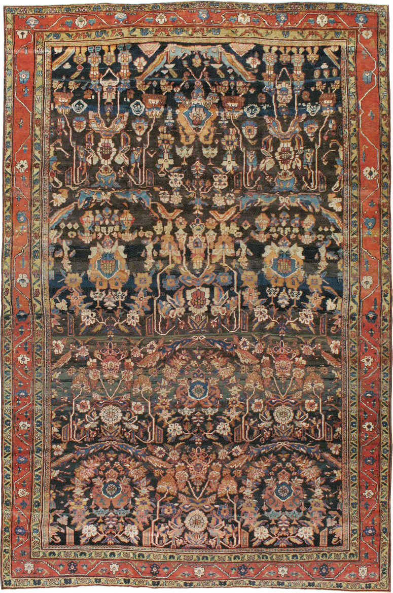 Antique Persian Mahal Carpet, No.17776 - Galerie Shabab