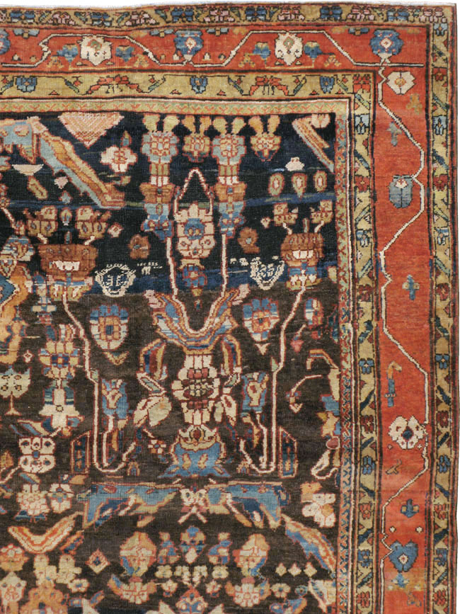 Antique Persian Mahal Carpet, No.17776 - Galerie Shabab