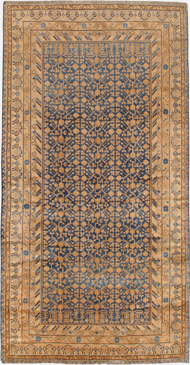 Antique East Turkestan Khotan Carpet, No.17780 - Galerie Shabab