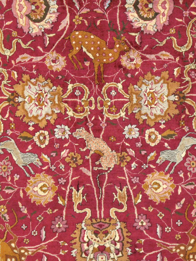 Antique Indian Agra Carpet, No.17781 - Galerie Shabab