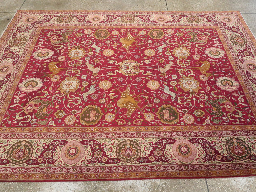 Antique Indian Agra Carpet, No.17781 - Galerie Shabab