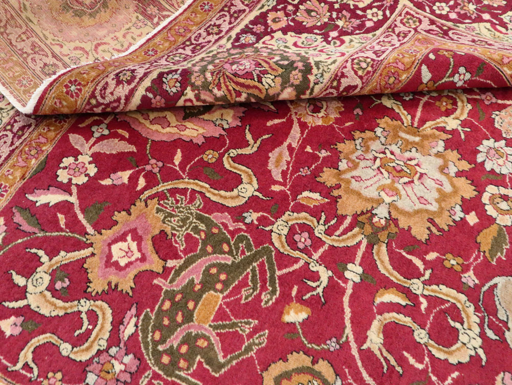 Antique Indian Agra Carpet, No.17781 - Galerie Shabab