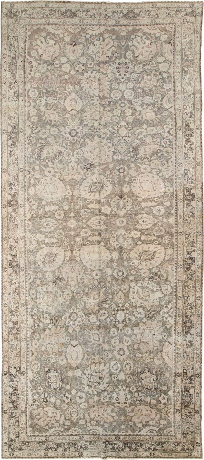 Antique Persian Tabriz Long and Narrow Carpet, No.17782 - Galerie Shabab