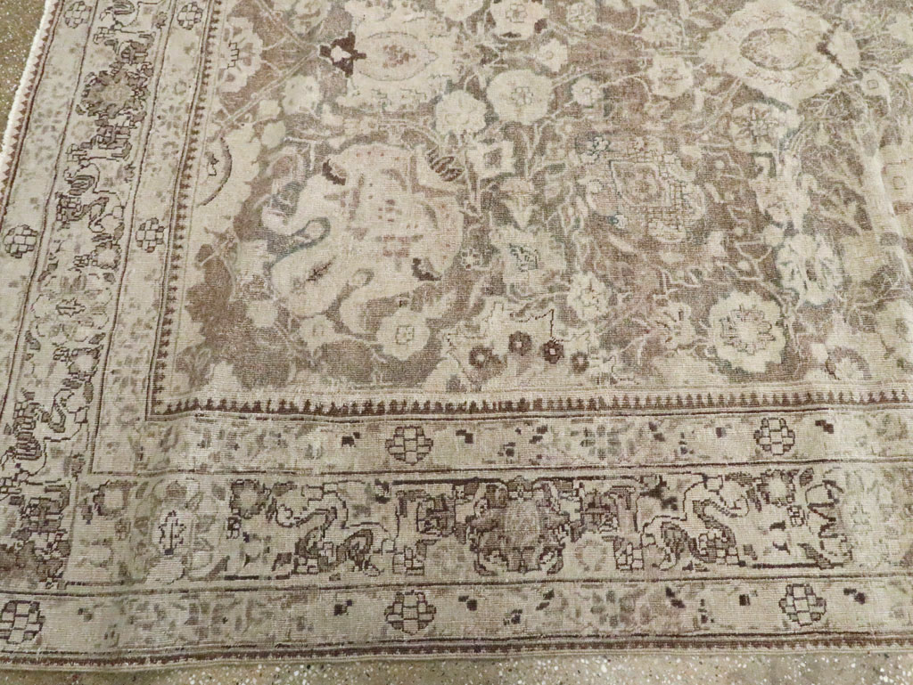 Antique Persian Tabriz Long and Narrow Carpet, No.17782 - Galerie Shabab