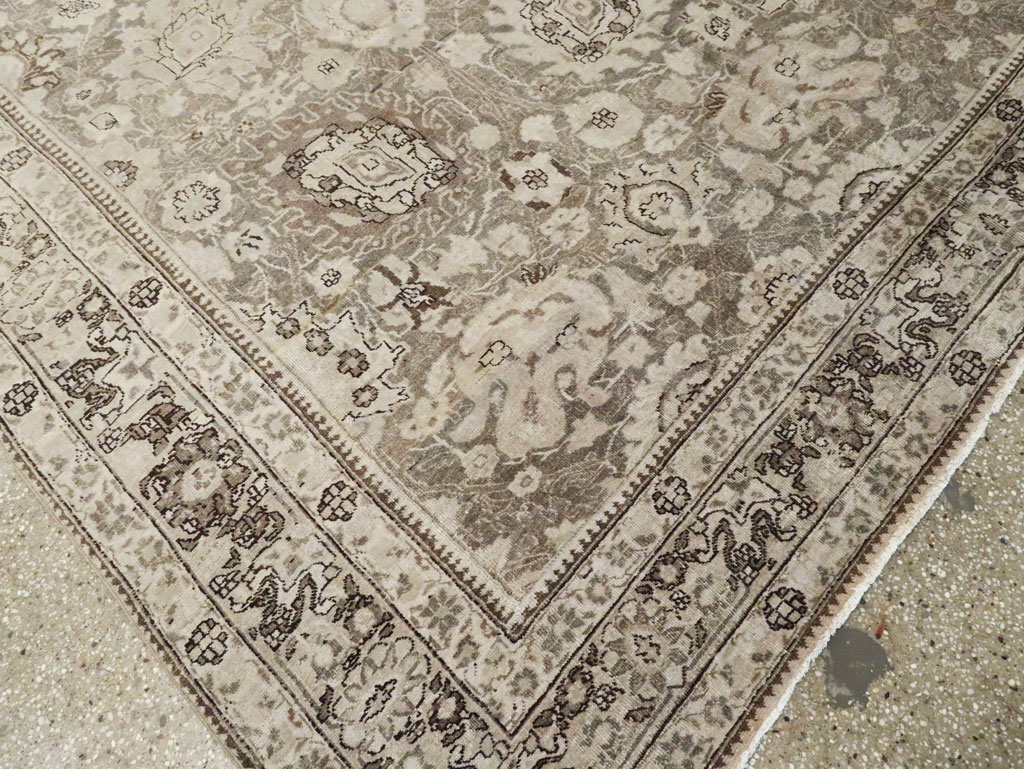 Antique Persian Tabriz Long and Narrow Carpet, No.17782 - Galerie Shabab