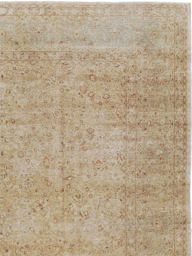 Antique  Persian Mashad Carpet, No.17784 - Galerie Shabab