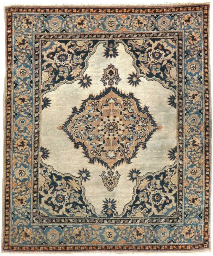 Antique Persian Tabriz Hagi Jalili Rug, No.17788 - Galerie Shabab